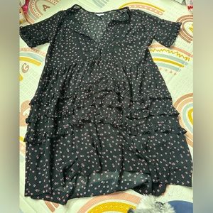 Top shop mini floral dress size 4